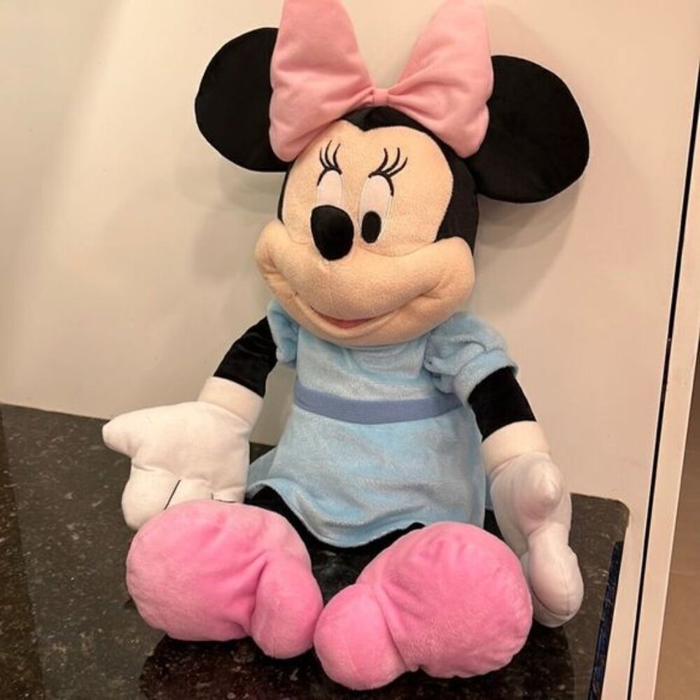 Minnie Mouse Plush Toy in Blue Dress 21' (Blue Minnie)
